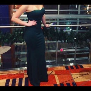 Hunter Green evening gown